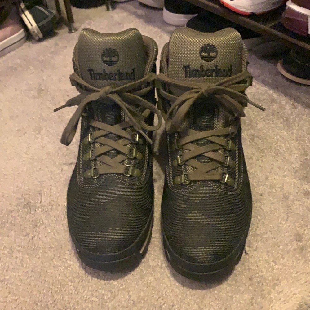 Timberland Camouflage Euro Hiker boots